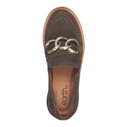 Zalor Round Toe Lug Sole Casual Slip-on Loafers