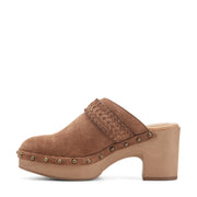 Gilly Heeled Suede Clogs