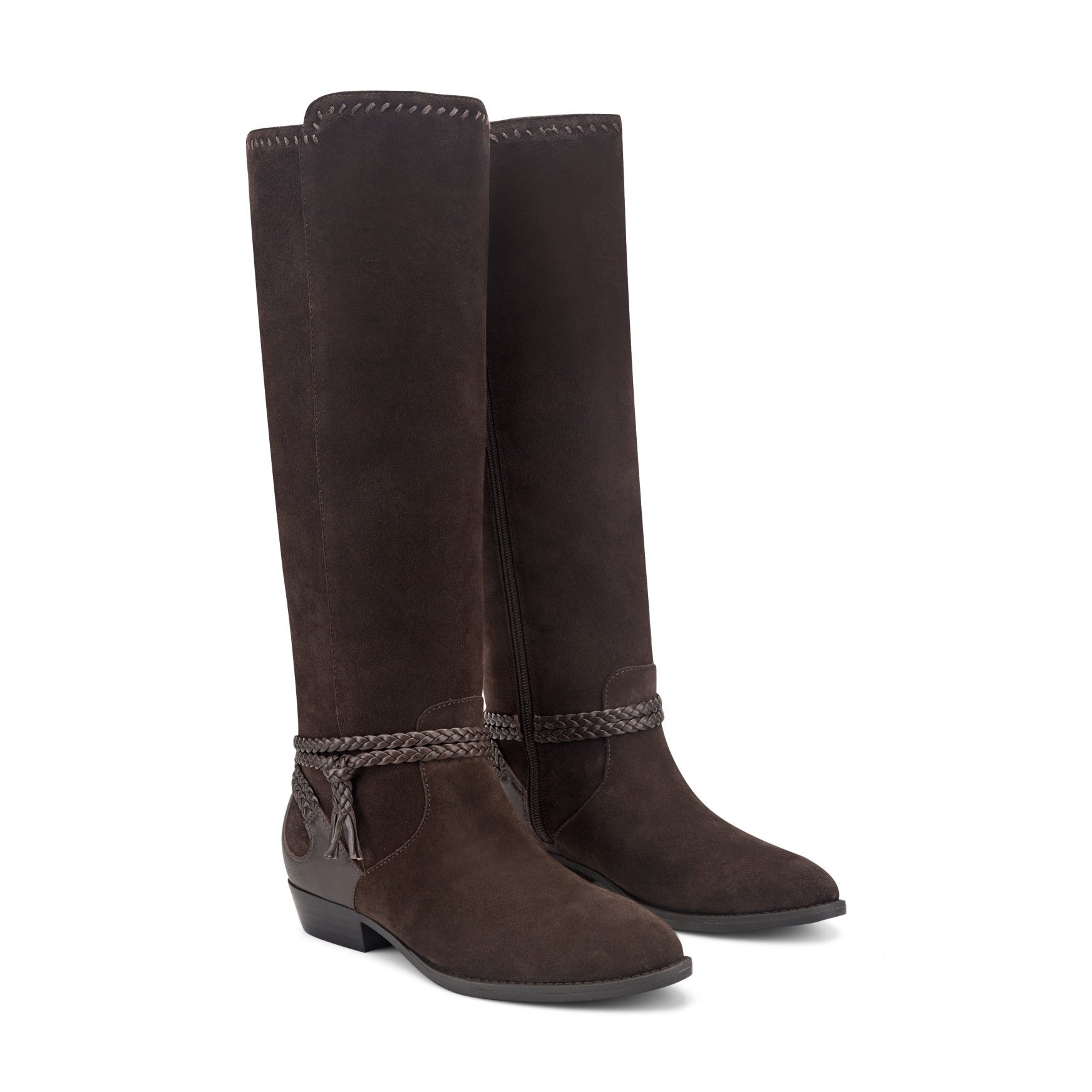 Perla Suede Riding Boots