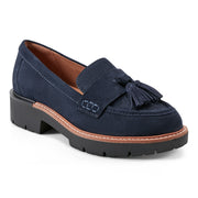 Zimm Round Toe Lug Sole Casual Slip-on Loafers