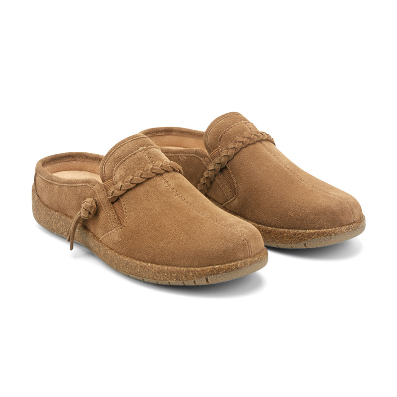 Rosalin Slip-On Suede Clogs