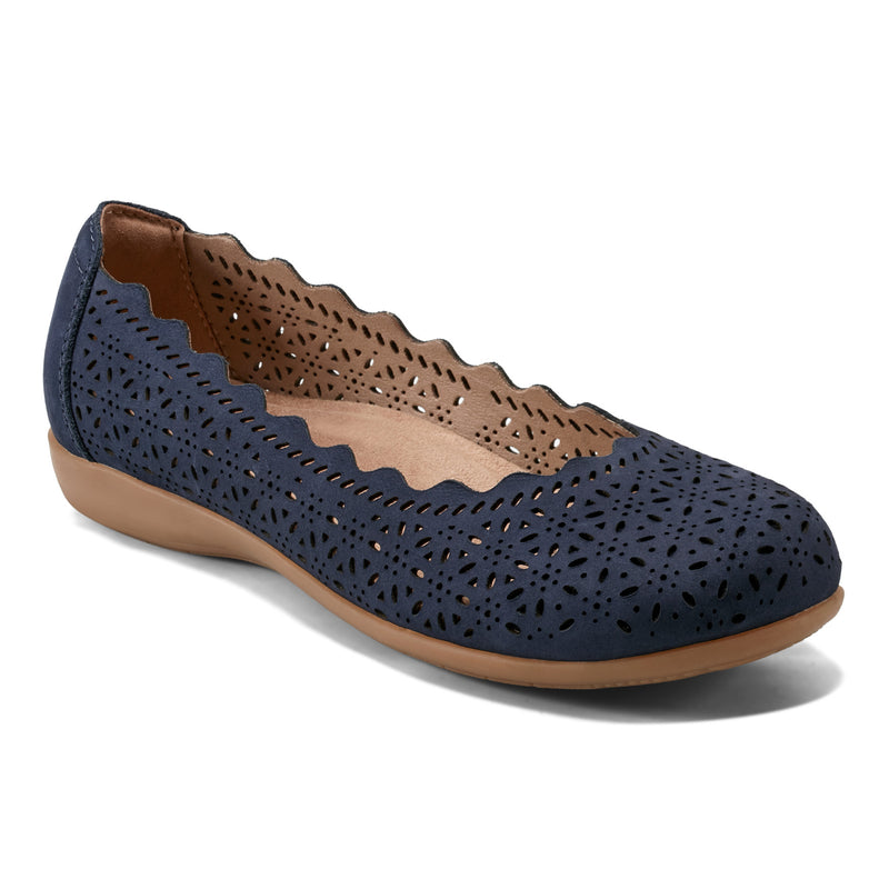 Bria Round Toe Casual Slip-on Ballet Flats