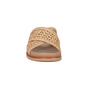 Flurry Round Toe Slip-on Flat Casual Sandals