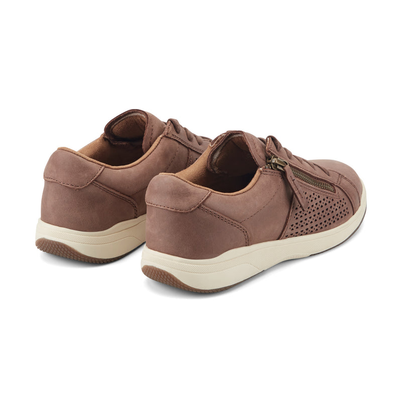 Netta Round Toe Casual Lace-up Sneakers