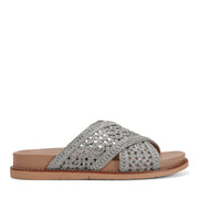 Flurry Round Toe Slip-on Flat Casual Sandals