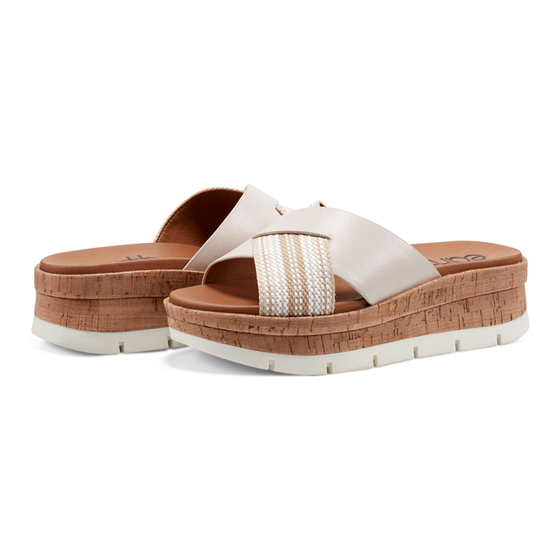 Finale Casual Slip-On Wedge Platform Sandals