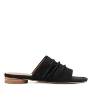 Talma Ruched Flat Slip-On Sandals