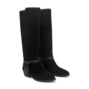 Perla Suede Riding Boots